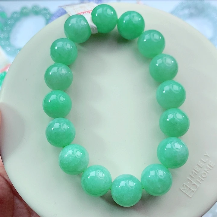 翡翠未镶嵌手链卡12.5