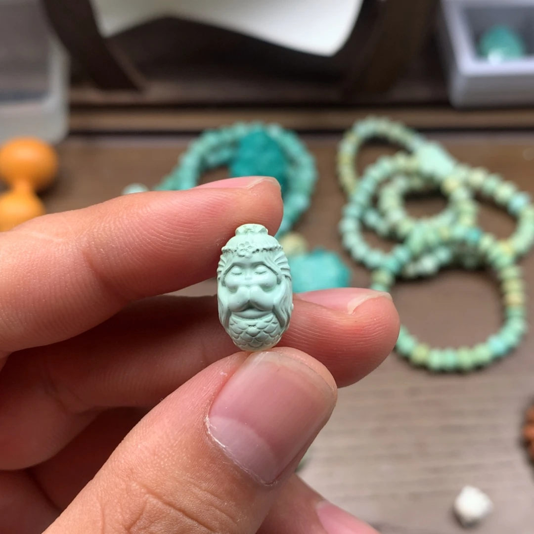 未镶嵌绿松石雕刻