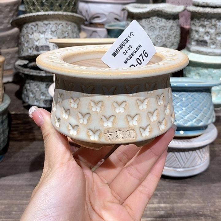 七里烧花盆2-9-076口径6