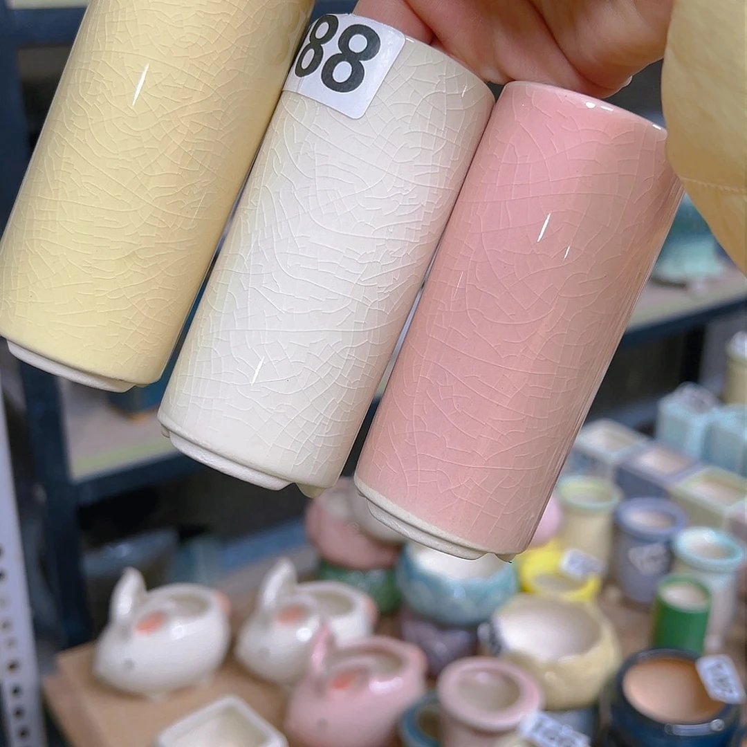 红陶陶瓷花盆当场12包邮