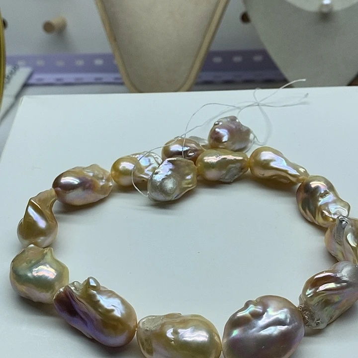 淡水珍珠14合金纯天然真珍珠