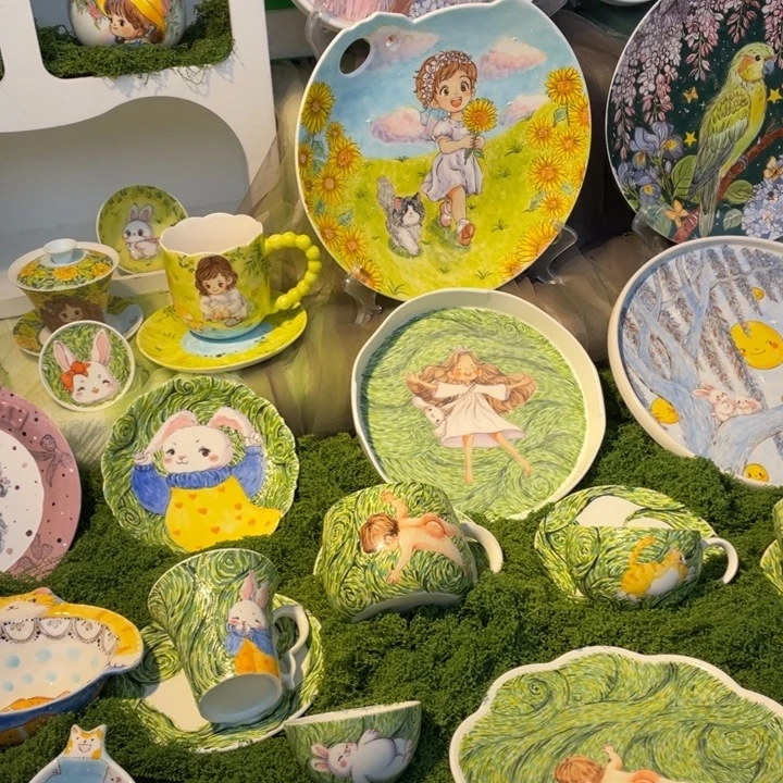 摆件瓷好看的陶瓷来啦