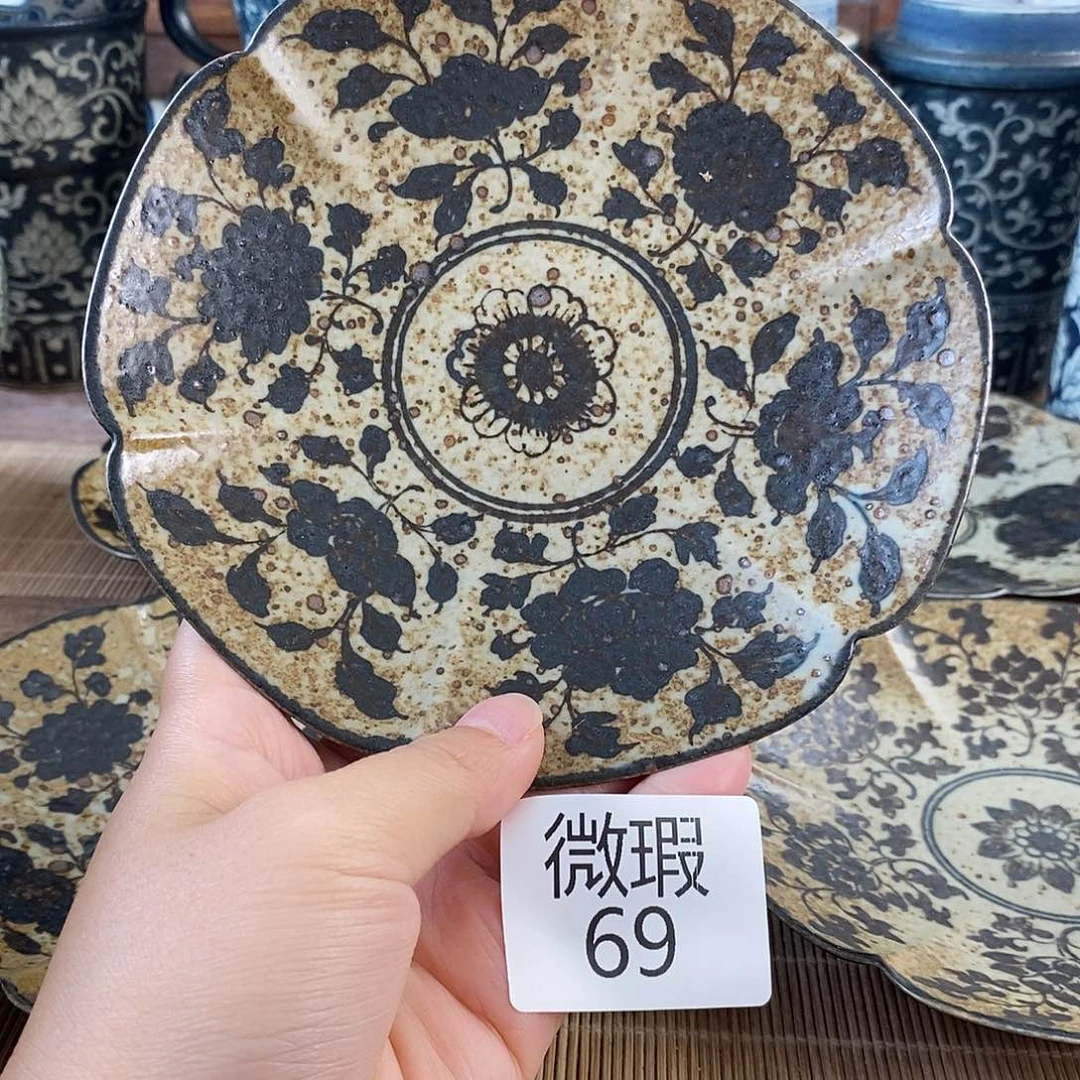 手工手绘青花高温陶瓷