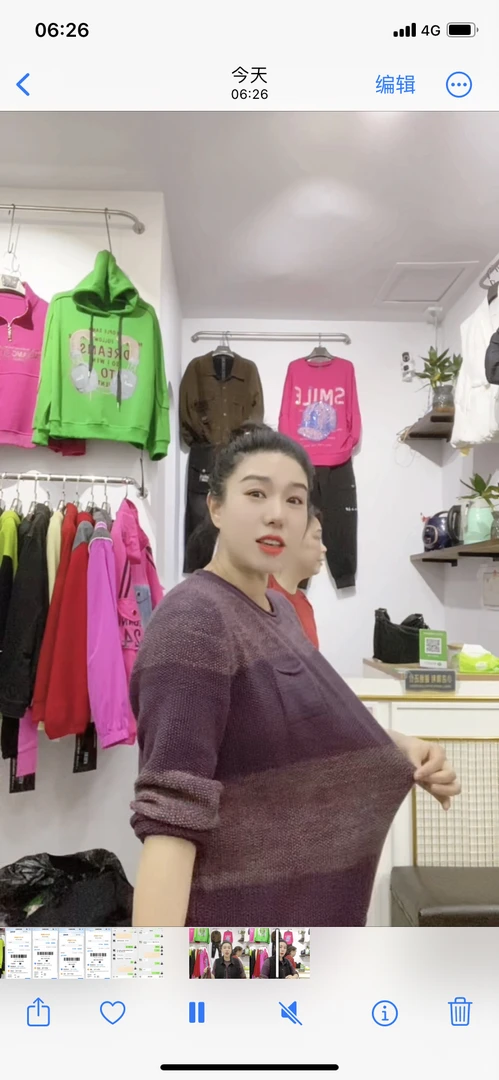 遮肉显瘦棉线毛衣