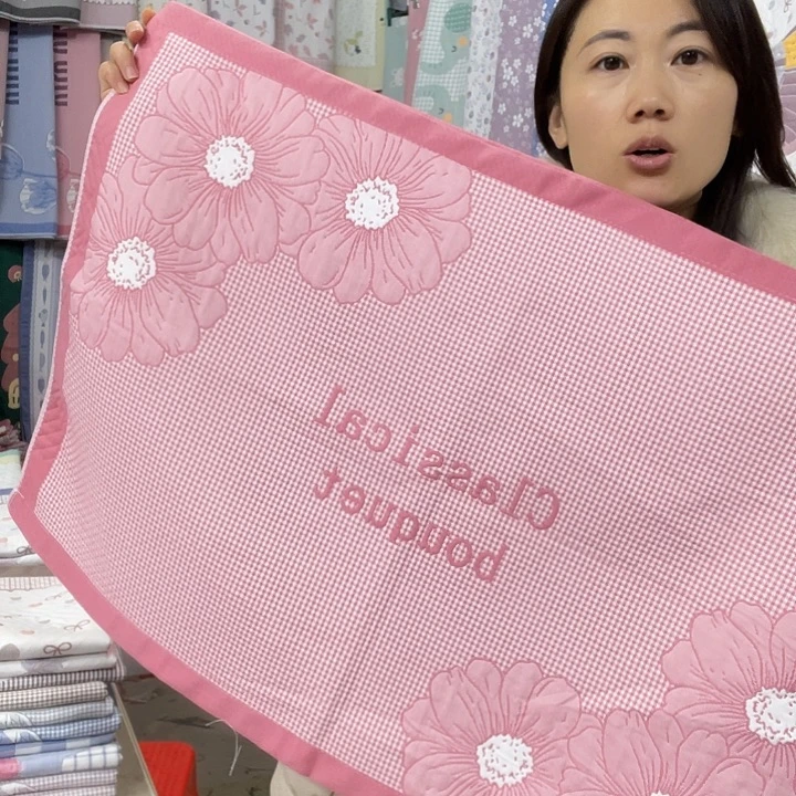 棉特价粉色花开富贵