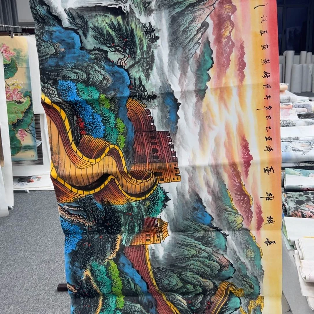 国画卖字画的小老板