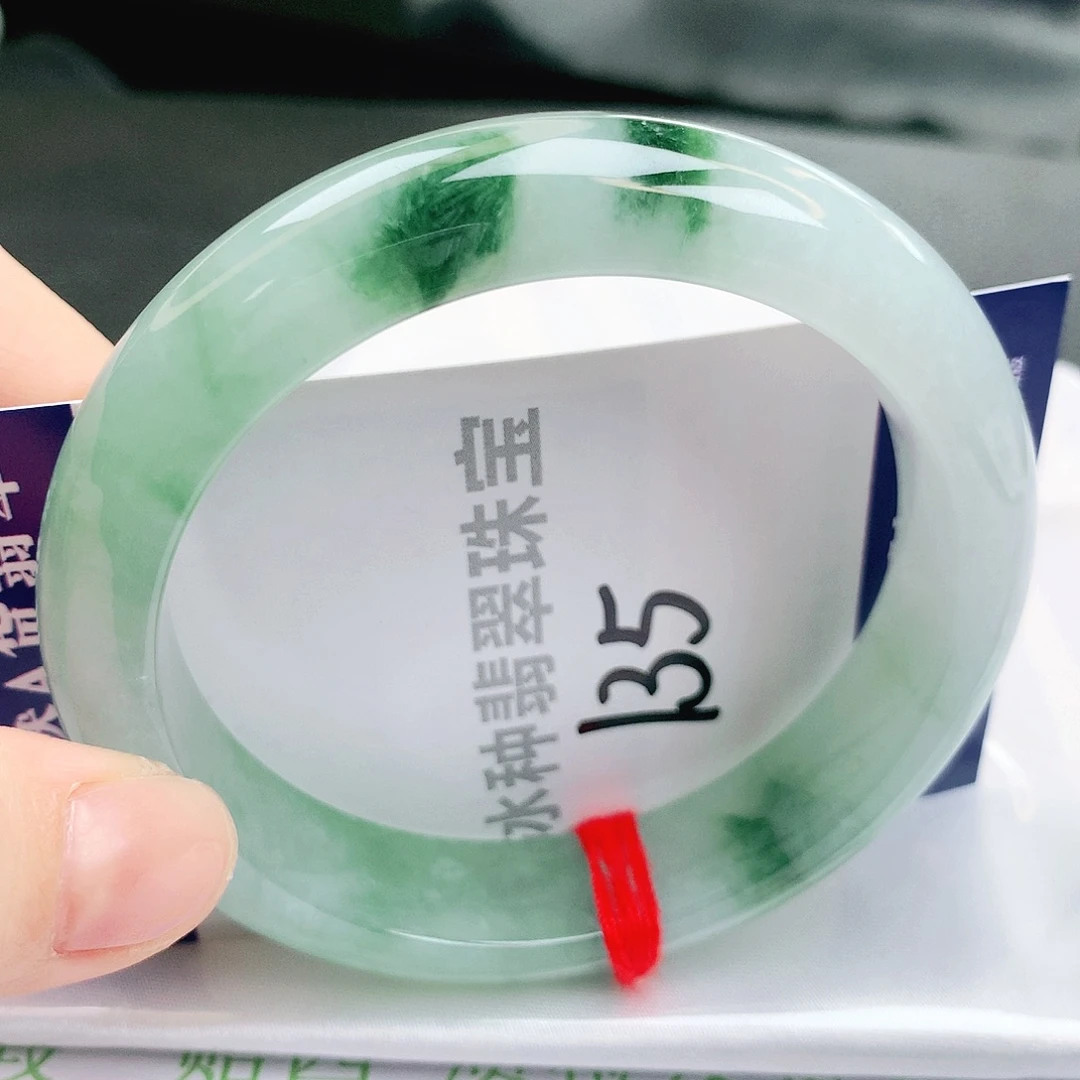 翡翠未镶嵌手镯缅甸天然a货翡翠