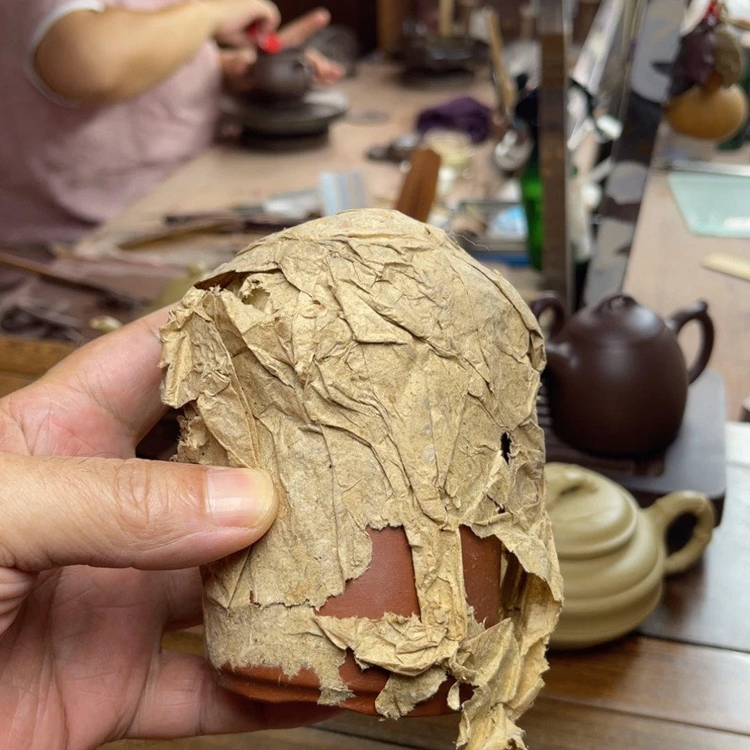 紫砂茶叶罐八十年代作品器件