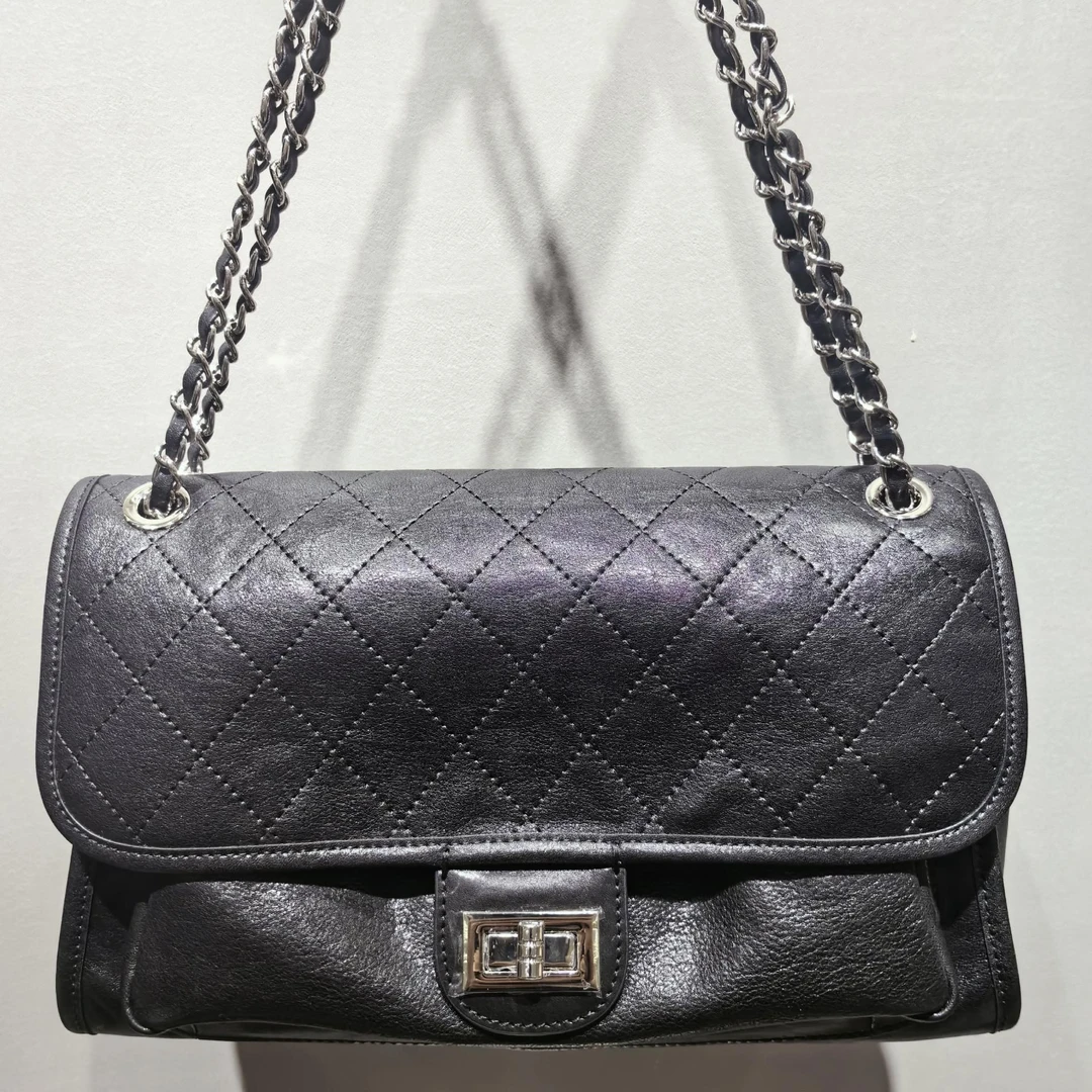 【钱老板专享】头层牛皮单肩链条包8042 尺寸30*20*13cm