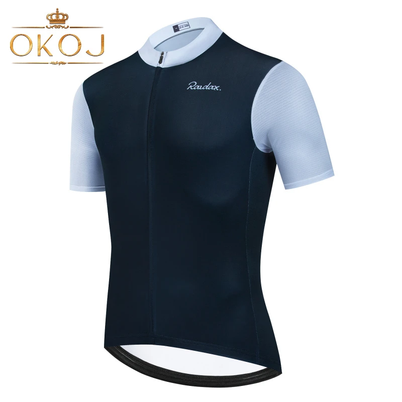 OKOJ户外骑行服上衣男短袖牛奶丝透气速干夏季新款自行车单车服