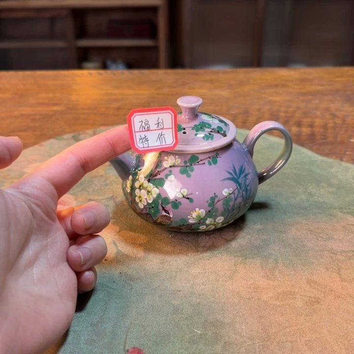 柴烧纯手工手绘陶瓷