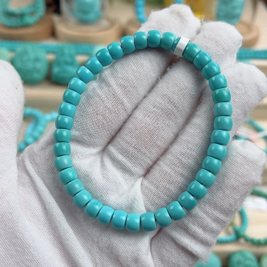 未镶嵌绿松石尺寸6.2mm