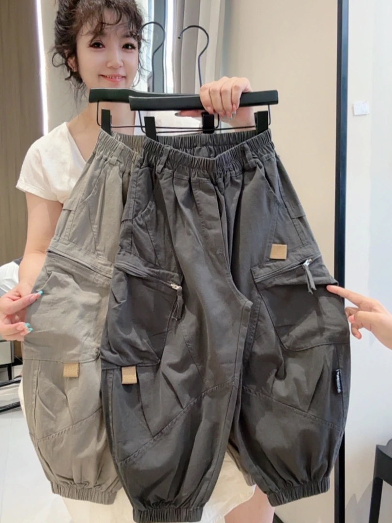 【水洗棉100%】2025秋款时尚洋气弯刀裤-8865