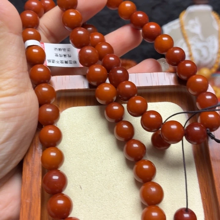 蜜蜡未镶嵌颈饰项链