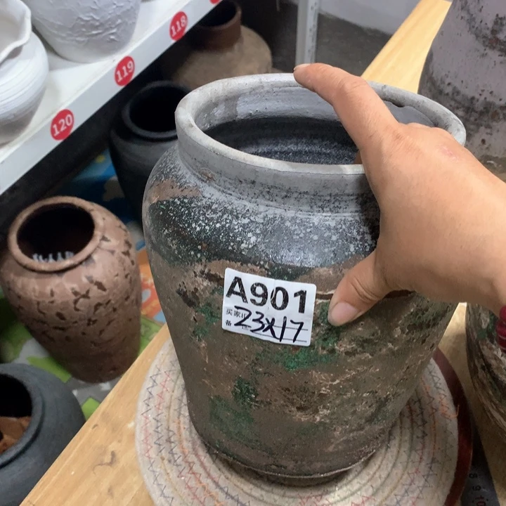 【闪购商品】粗糙盆默认打孔高23口17