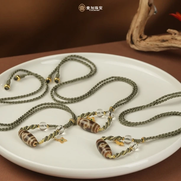 壹加师姐｜手工设计横版度母玛瑙项链多样性发一个6421H