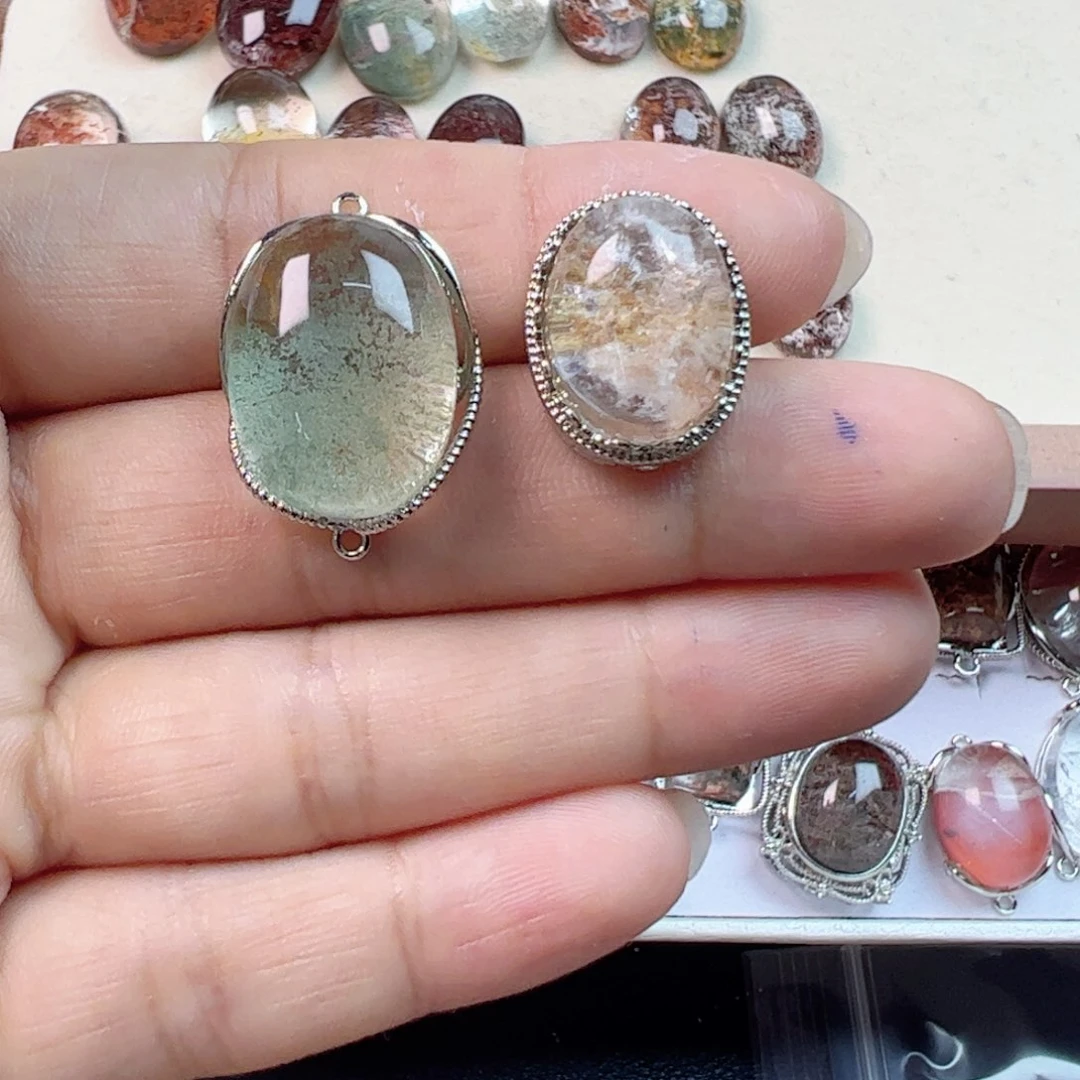 水晶手链银S925镶嵌老***士