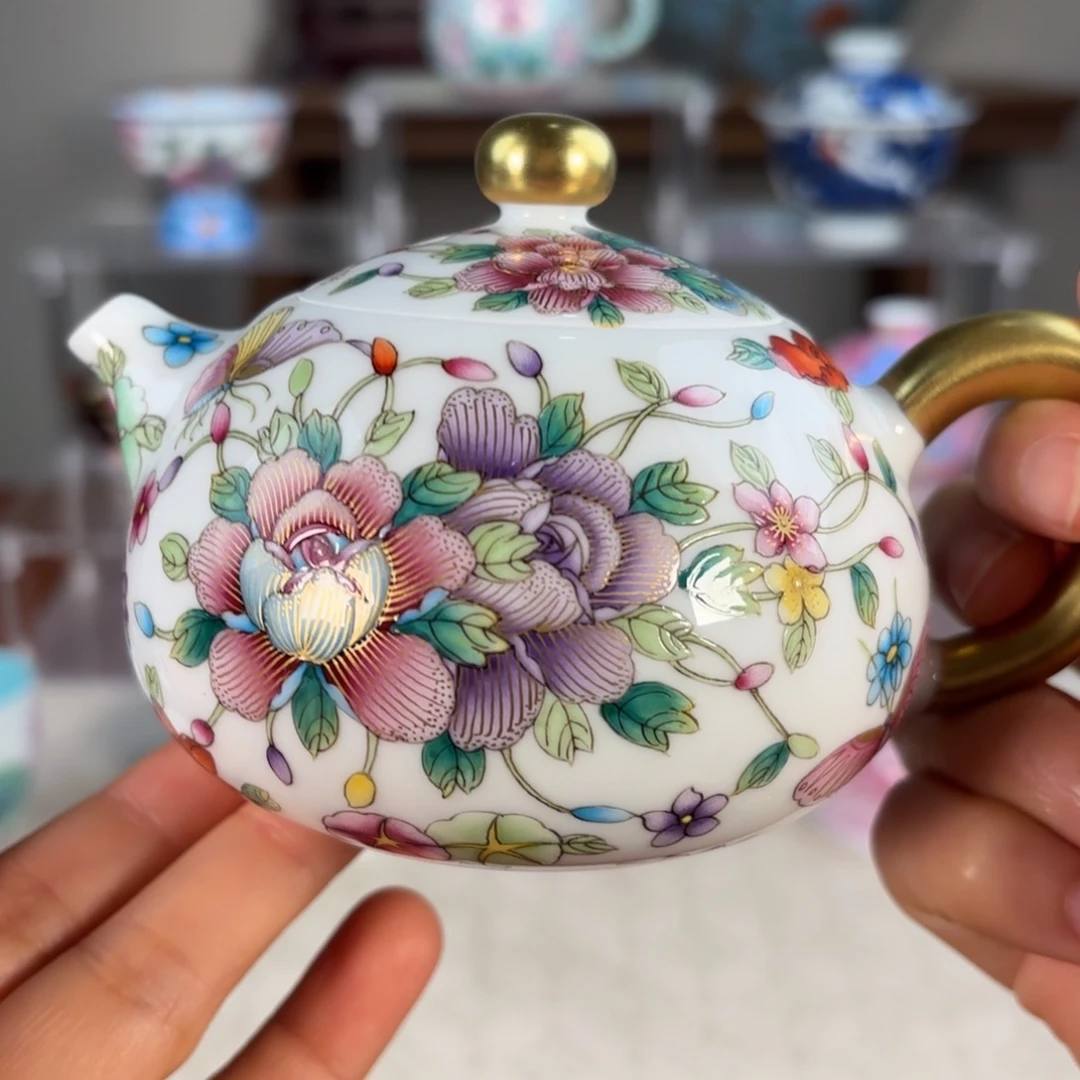 纯手工手绘 高端茶器