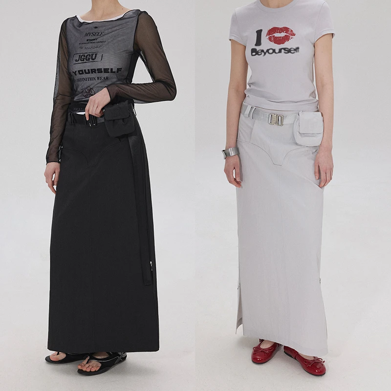 【解构未来】重工解构主义怀旧设计感休闲工装感半裙JG11250056