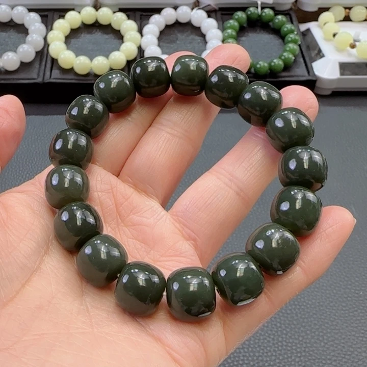 和田玉手链未镶嵌