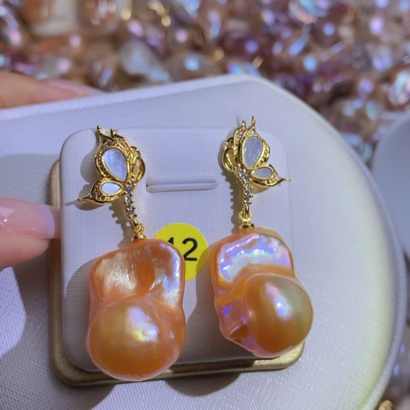 【闪购商品】淡水珍珠天然珍珠（微瑕）合金