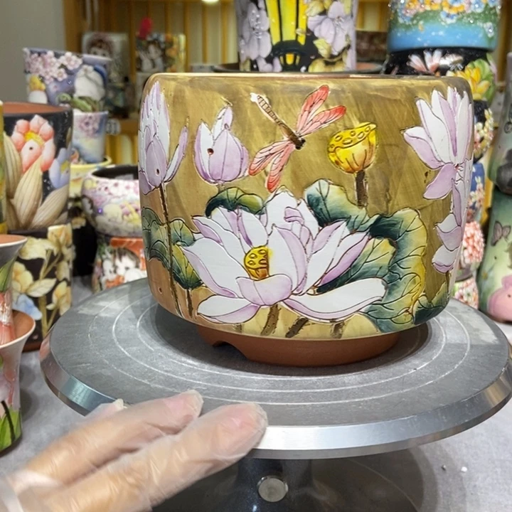 景德镇艺术手绘作品