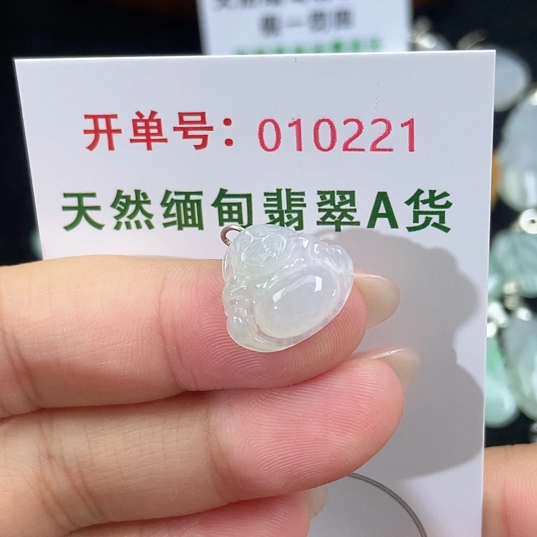 翡翠未镶嵌颈饰天然
