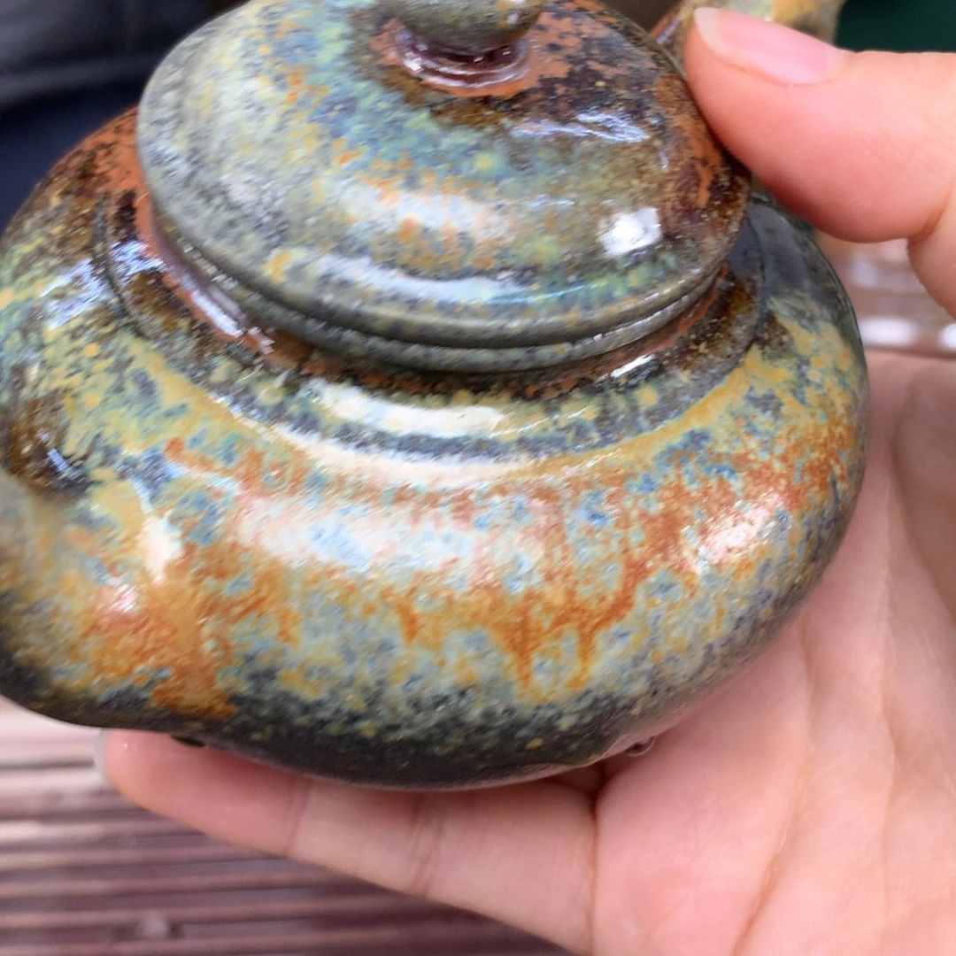 紫砂茶壶大****爷纯自然柴烧