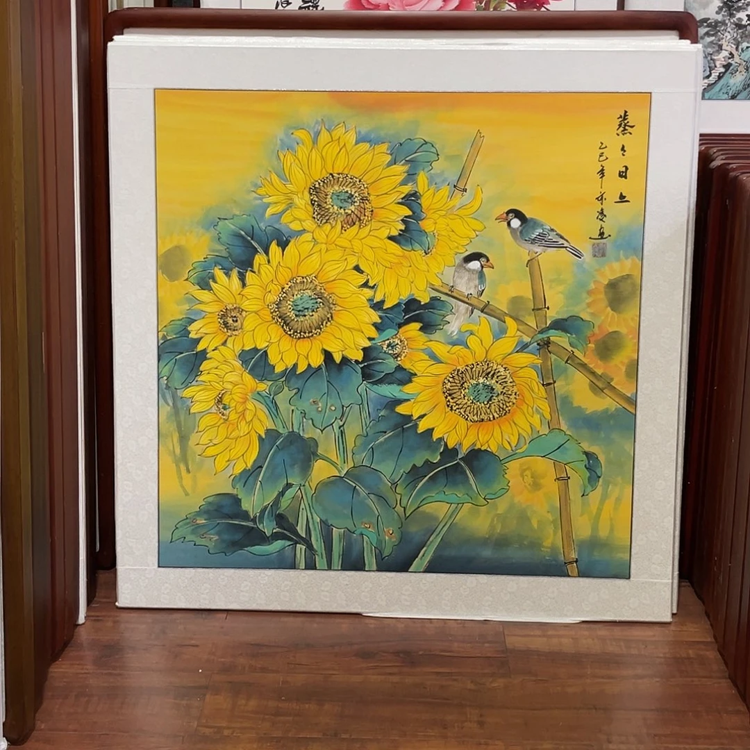 国画带框尺寸83*83厘米