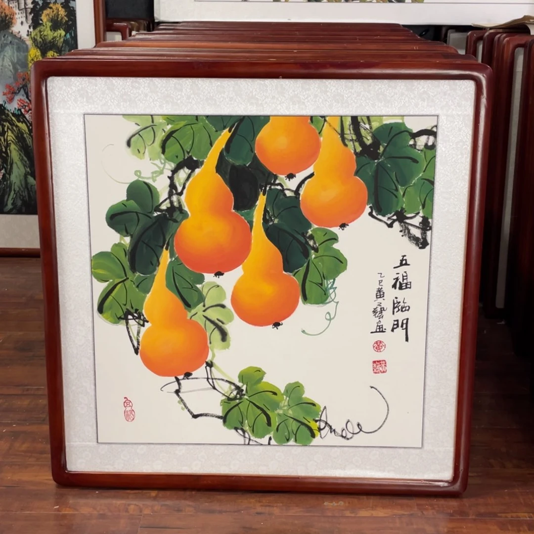 国画带框尺寸63*63厘米