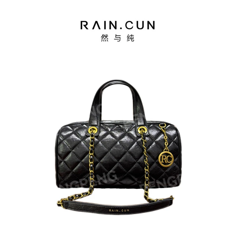 RAIN.CUN SD-5735-小香黑 轻奢女士时尚潮流时尚枕头包