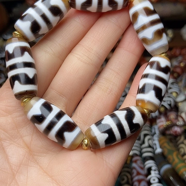 玛瑙/玉髓合金手链1