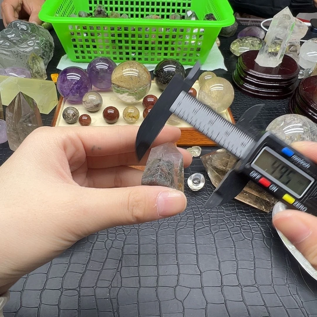 咪***吖未镶嵌珠宝半成品水晶434