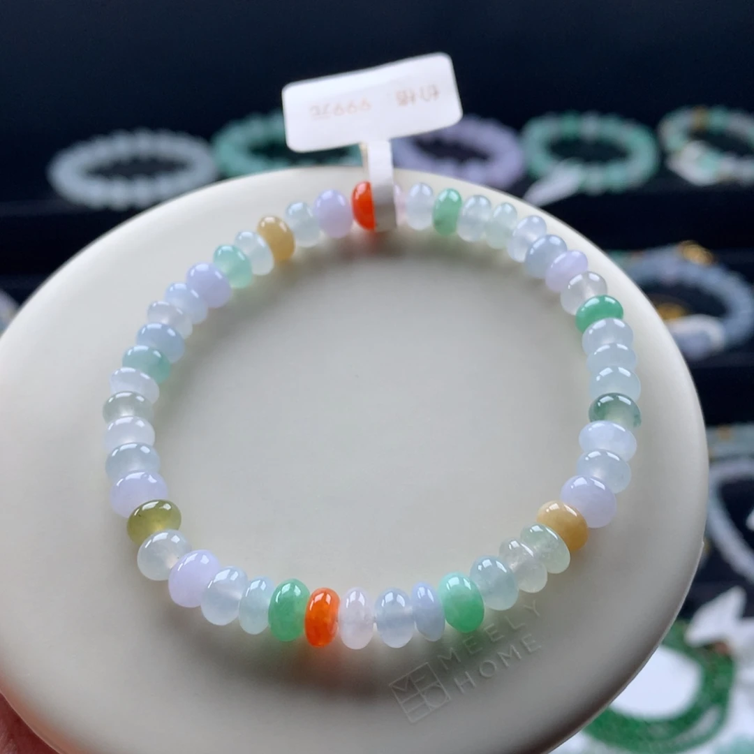 翡翠未镶嵌手链卡6