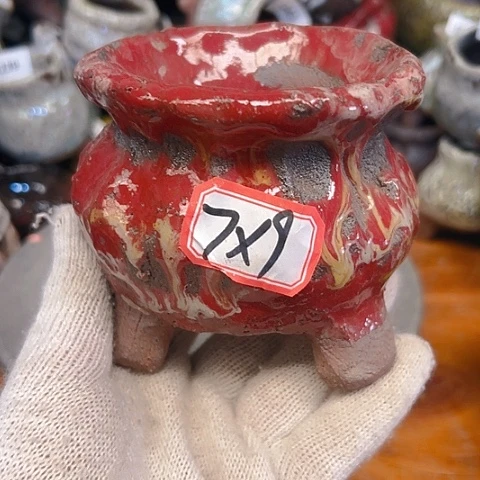 粗陶花盆手工花盆制作就这样