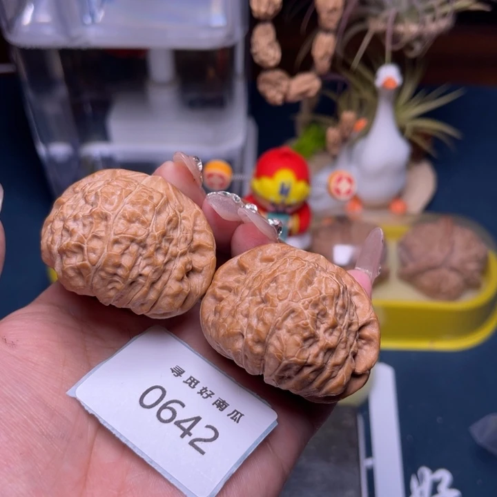 把件文玩核桃南瓜墩45-0642