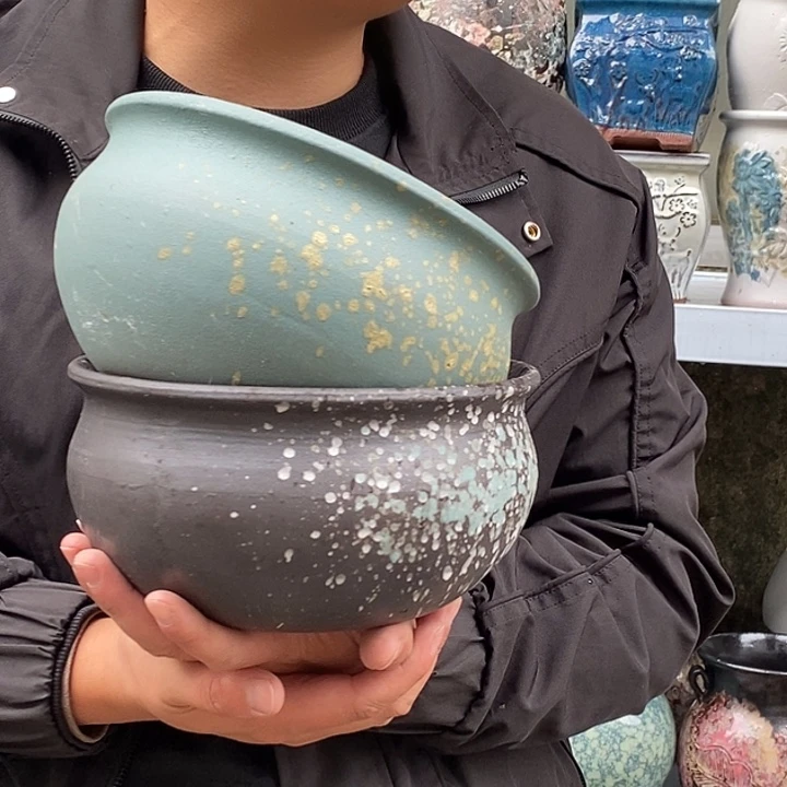 紫砂花盆口口20高11福利