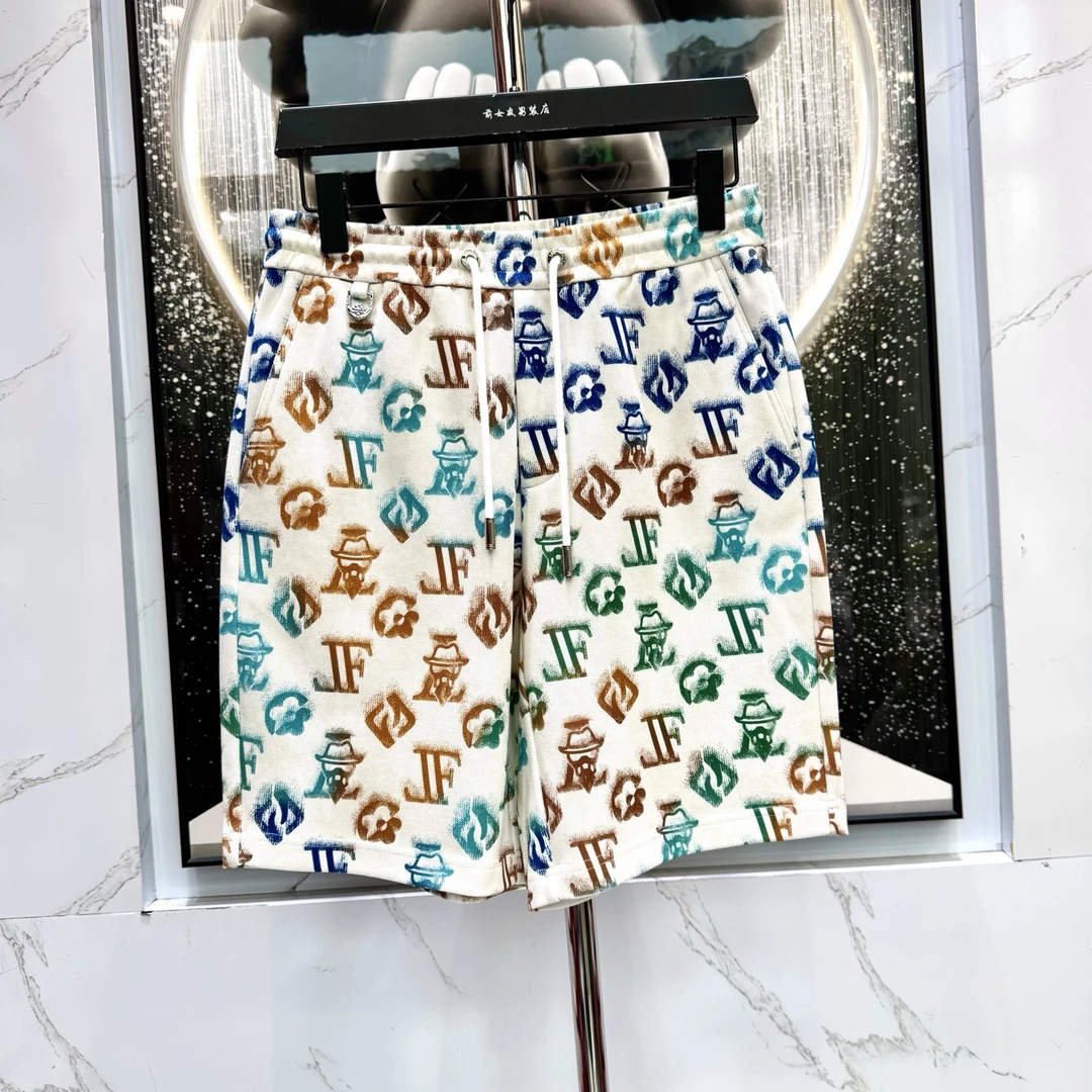 【爷短裤】新款夏季款时尚休闲百搭夏季沙滩运动男款印花轻奢6067