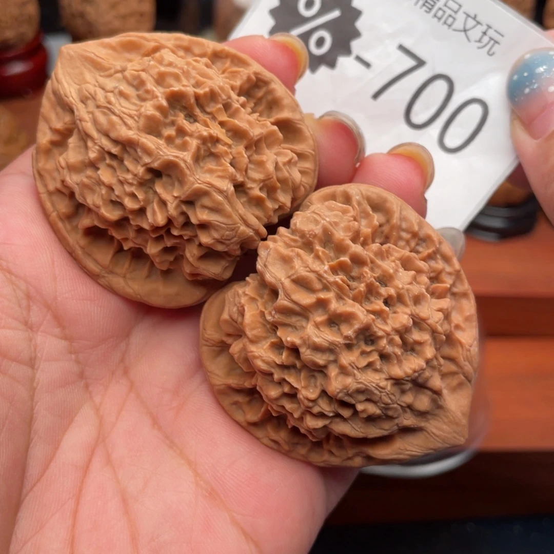 把件文玩核桃45老树官帽