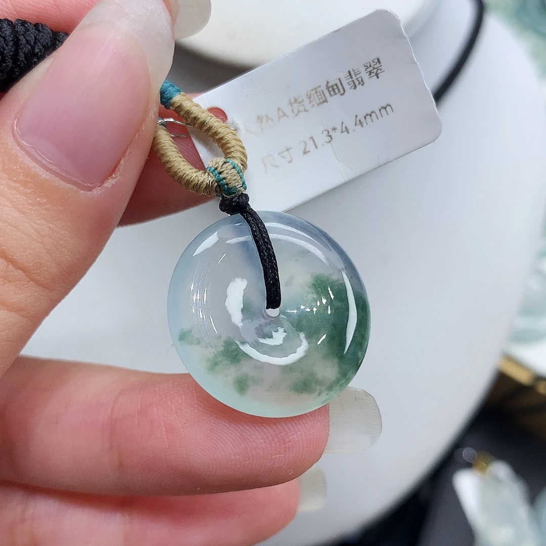 翡翠未镶嵌胸饰翡翠16，21.3/4.4