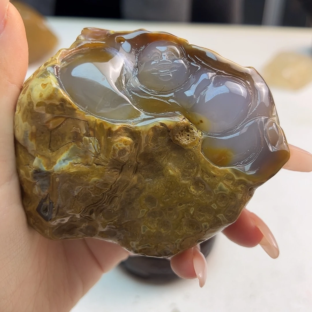 玛瑙/玉髓合金颈饰