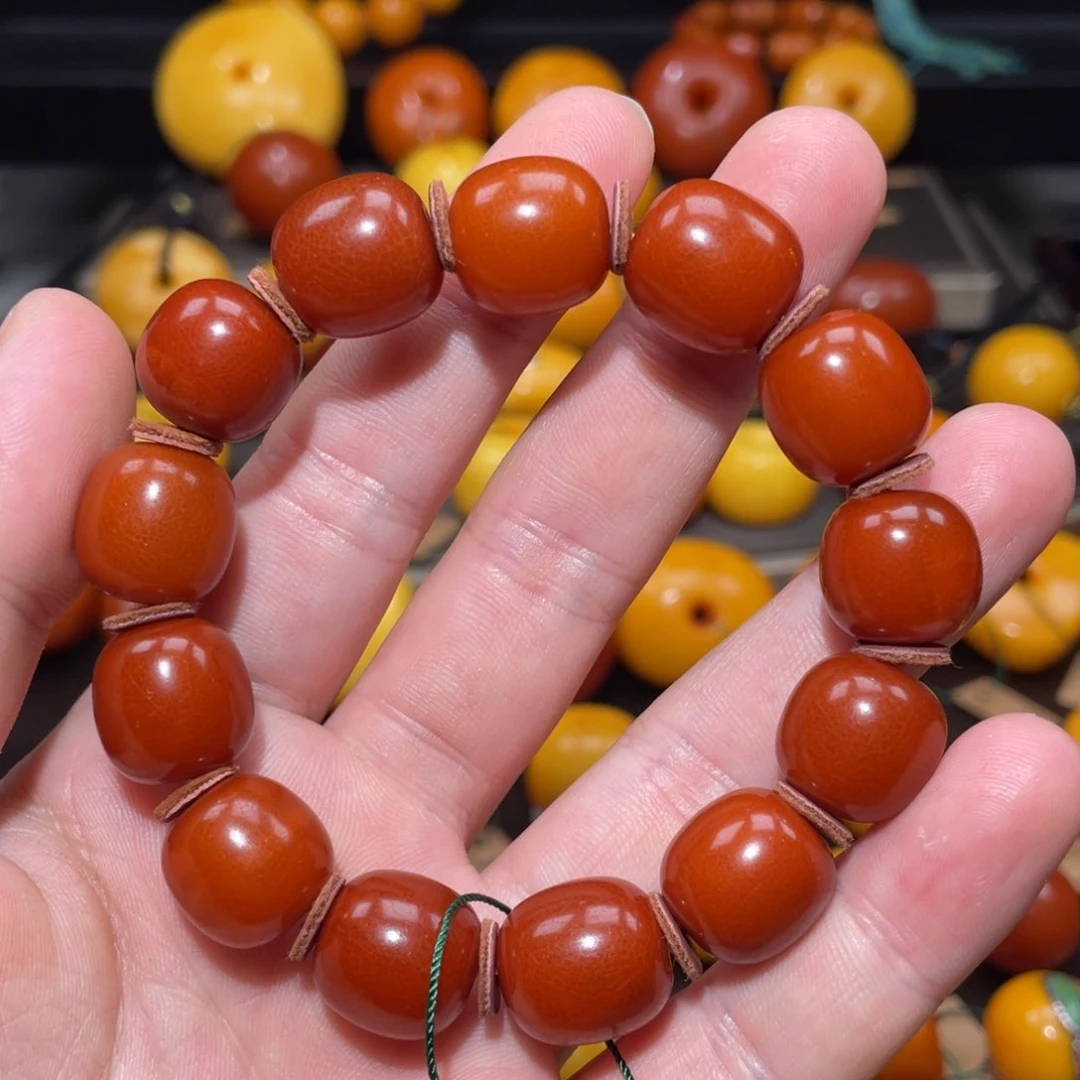 【闪购商品】琥珀裸石未镶嵌手串