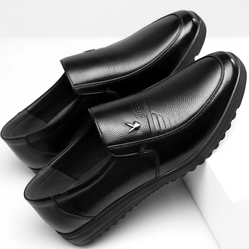 【真皮牛皮】工作鞋男士厨师鞋后厨防滑防油厨房防滑专用上班皮鞋