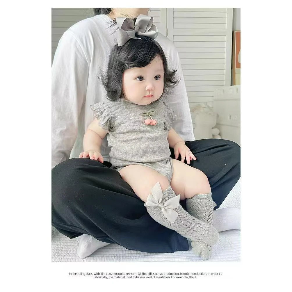 婴儿夏季连体衣空调服包屁衣新生儿衣服夏天满月女宝宝夏装外出服