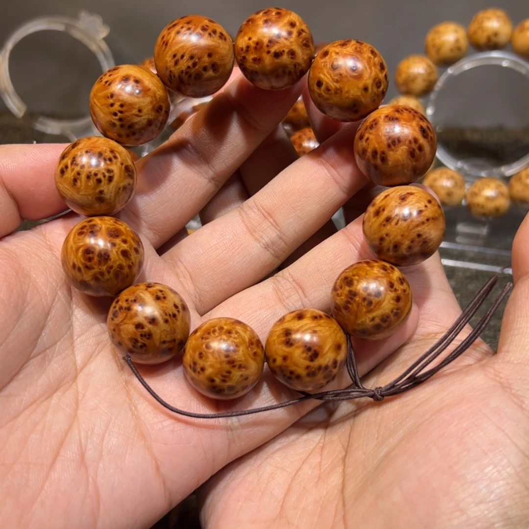 柏木（崖柏）手串/手链2.0黄金底小满瘤疤手串