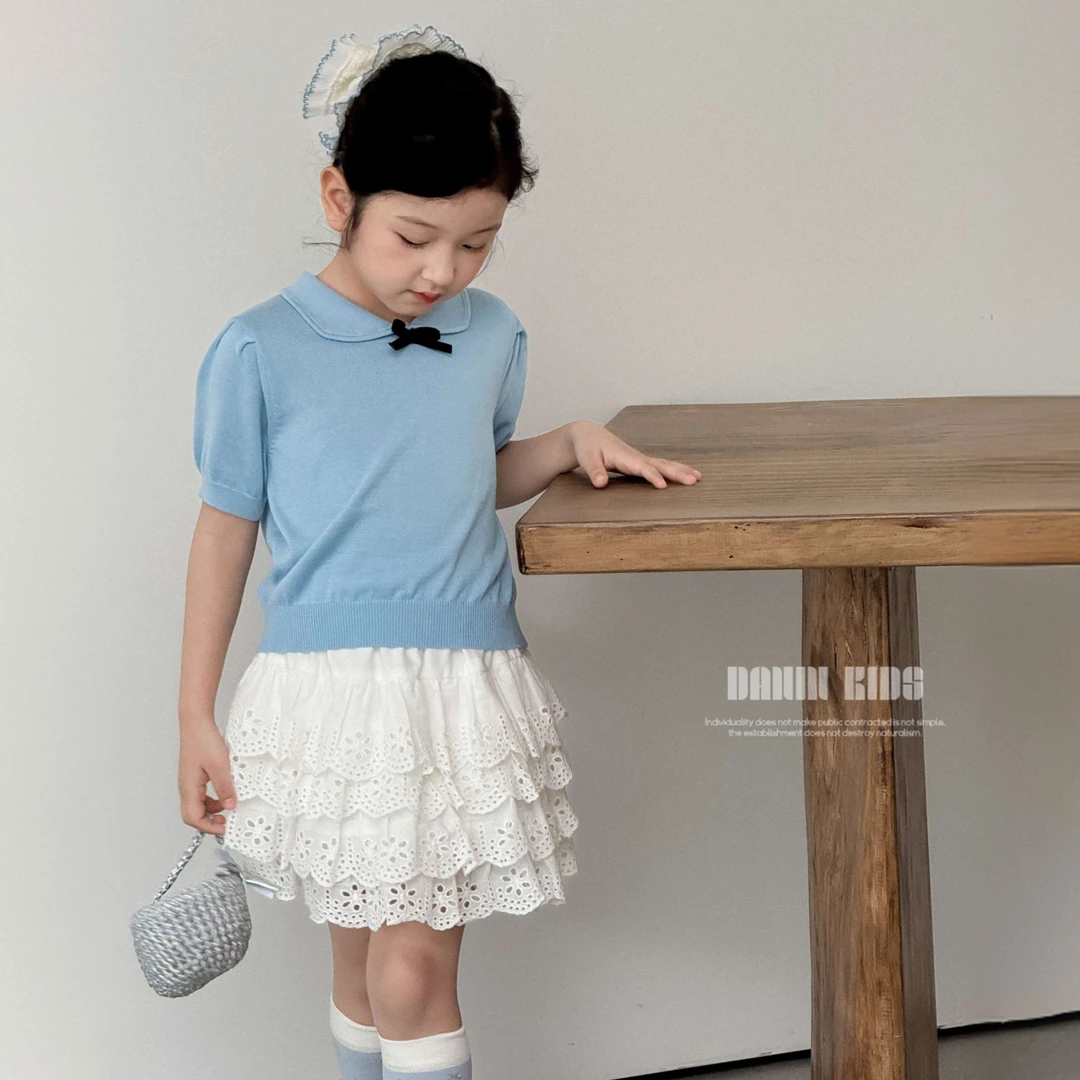 【嗒囜】天丝棉~柔软顺滑&亲肤透气 女童夏装新款薄款针织短袖上