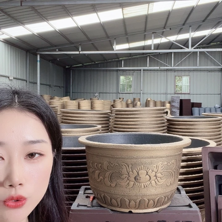 圆形83花盆一个有孔