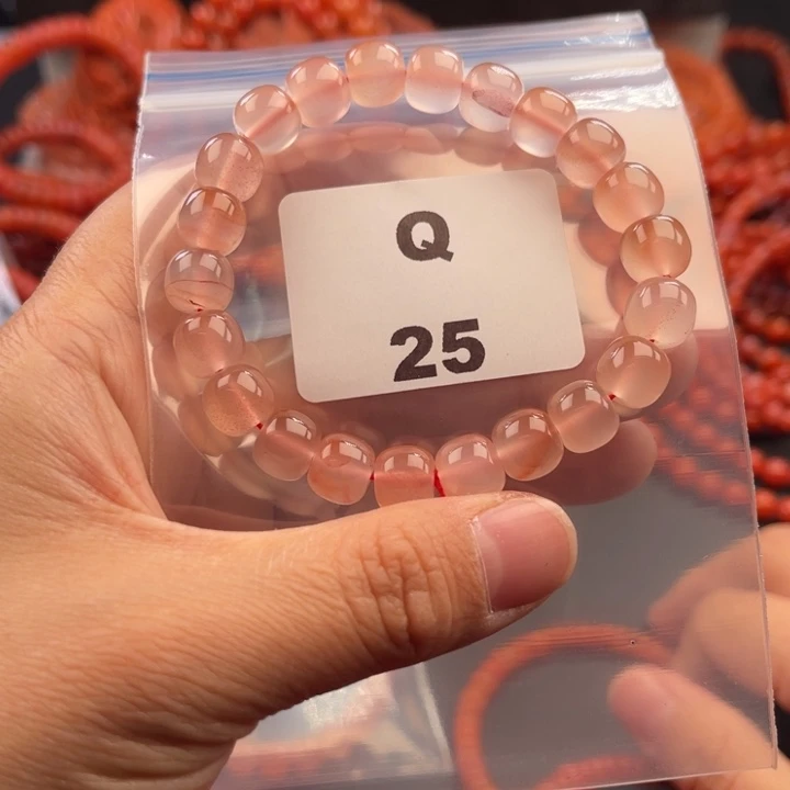 南红玛瑙未镶嵌多样性发货默认微瑕称重9mm