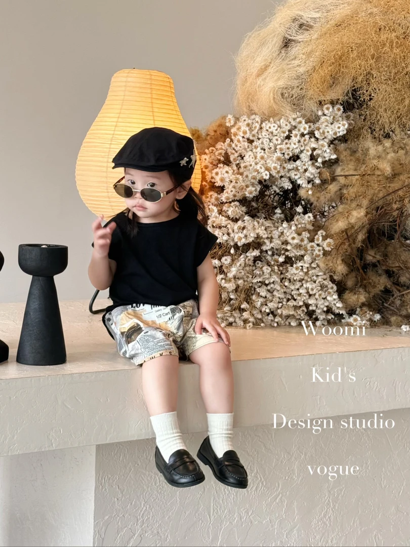 woomi·纽约时报·宝宝夏季原创设计工装裤休闲裤