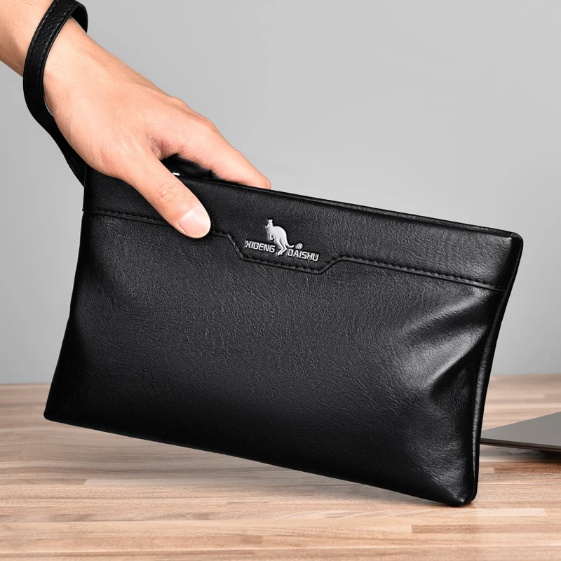 新款男士男款手包手抓包信封时尚夹包大容量质感潮流商务手拿包